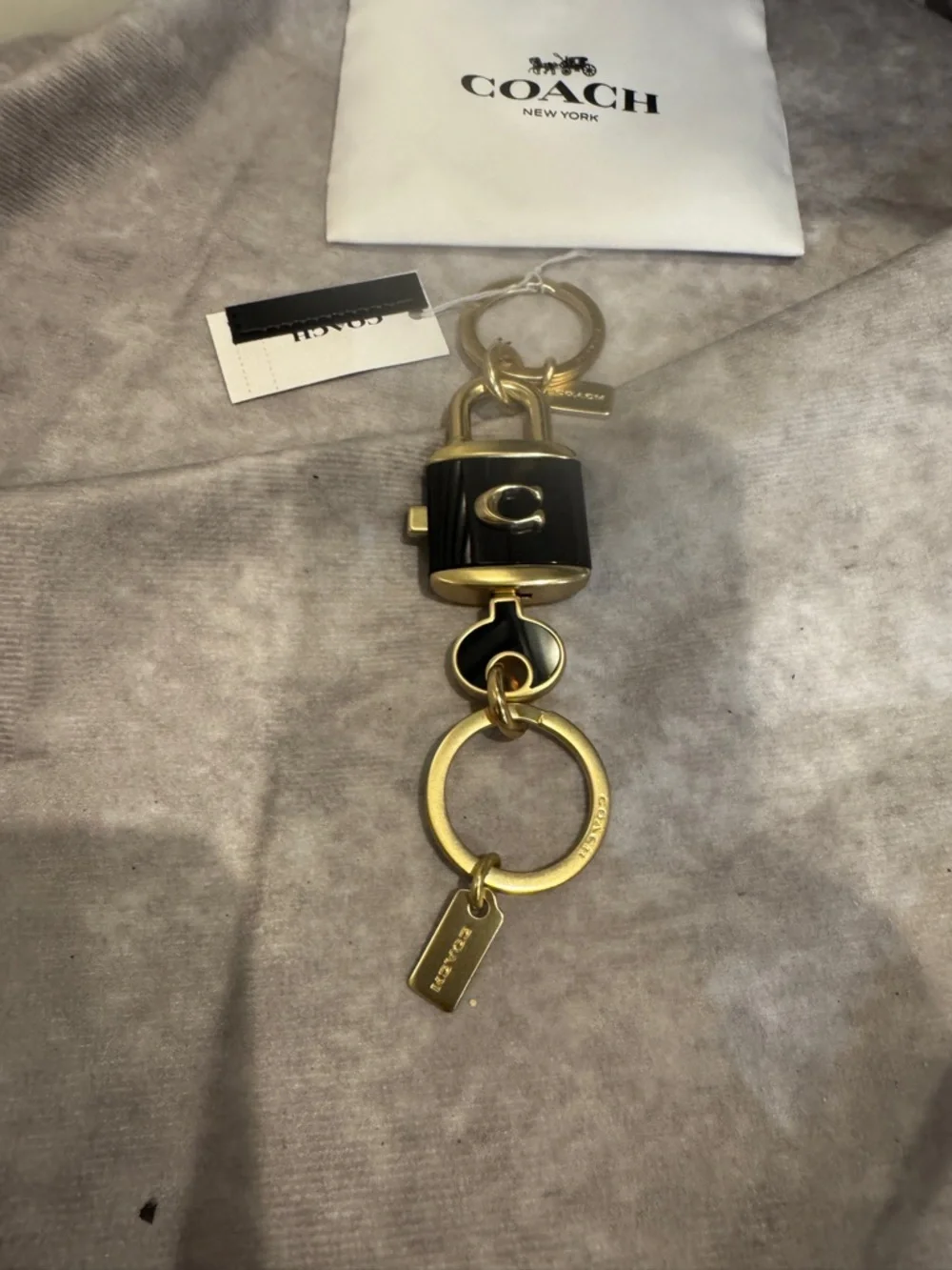 Coach stylish keychain
